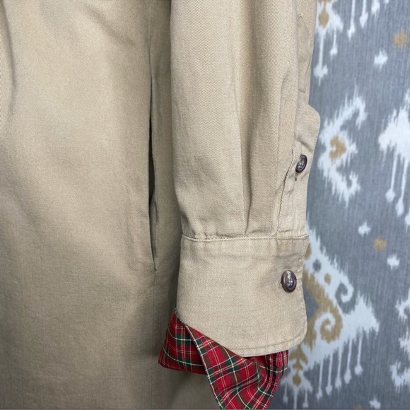 Ralph Lauren Tan Brushed Twill Belted Trench Coat - size 8 - Picture 2 of 14